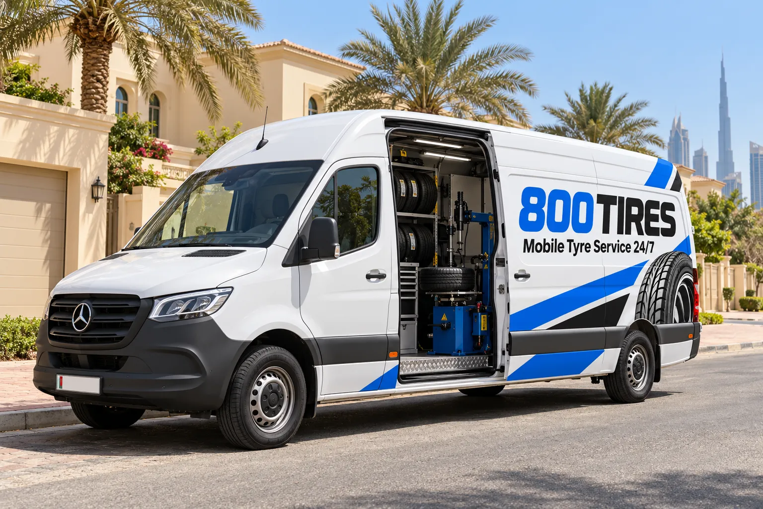 800 Tires mobile tyre service van